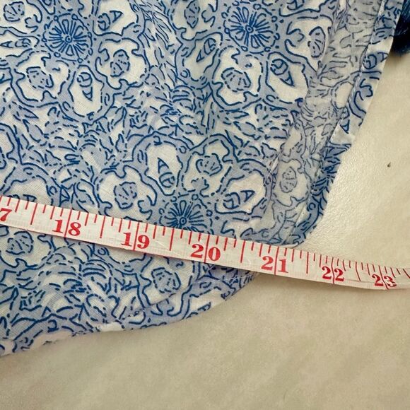 Pia Rossini Blue White Bohemian Summer Maxi Dress Cover Up - Picture 4 of 8